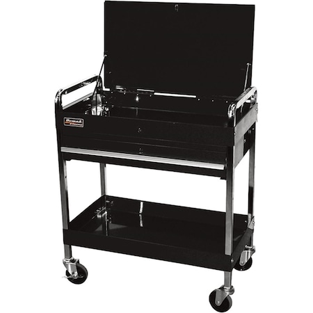 Chesterfield 1 Drawer Professional Service Cart - Black - 35.67 x 31.5 x 17.5 in. CH2981984
